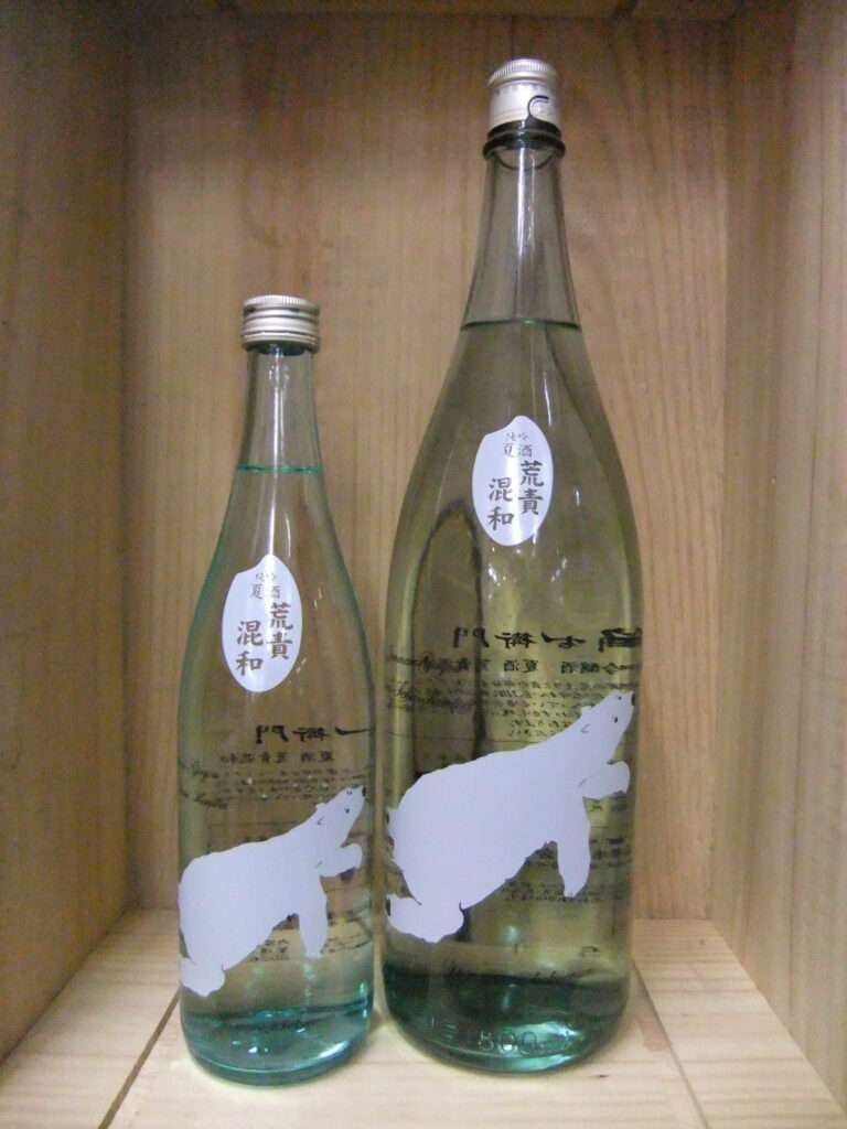 角右衛門　純米吟醸荒責　夏酒　シロクマラベル